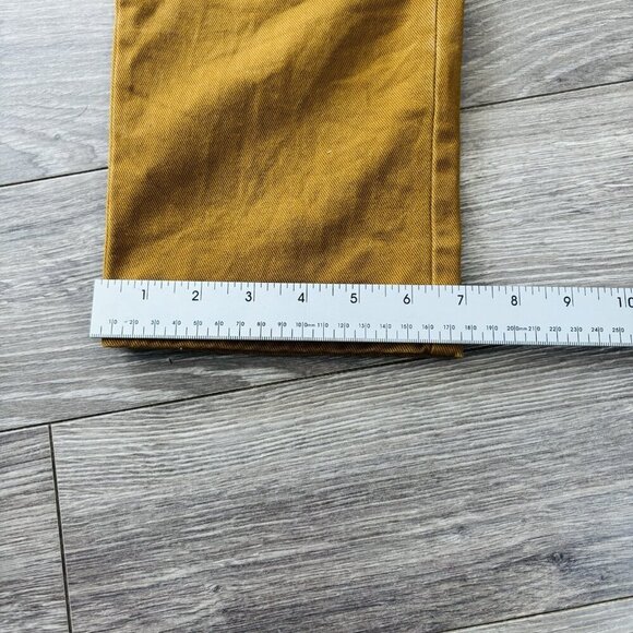 MMX Germany Chino Pants Mens 33/34 Stretch LYNX Brown Tan Comfort Quality - Picture 9 of 16